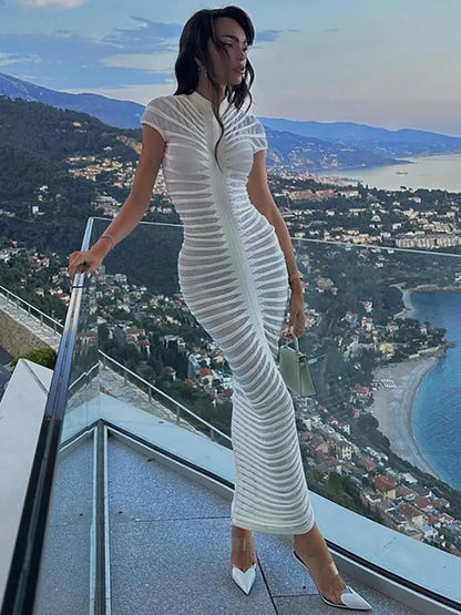 Vestido midi rendado - Lauana Prado