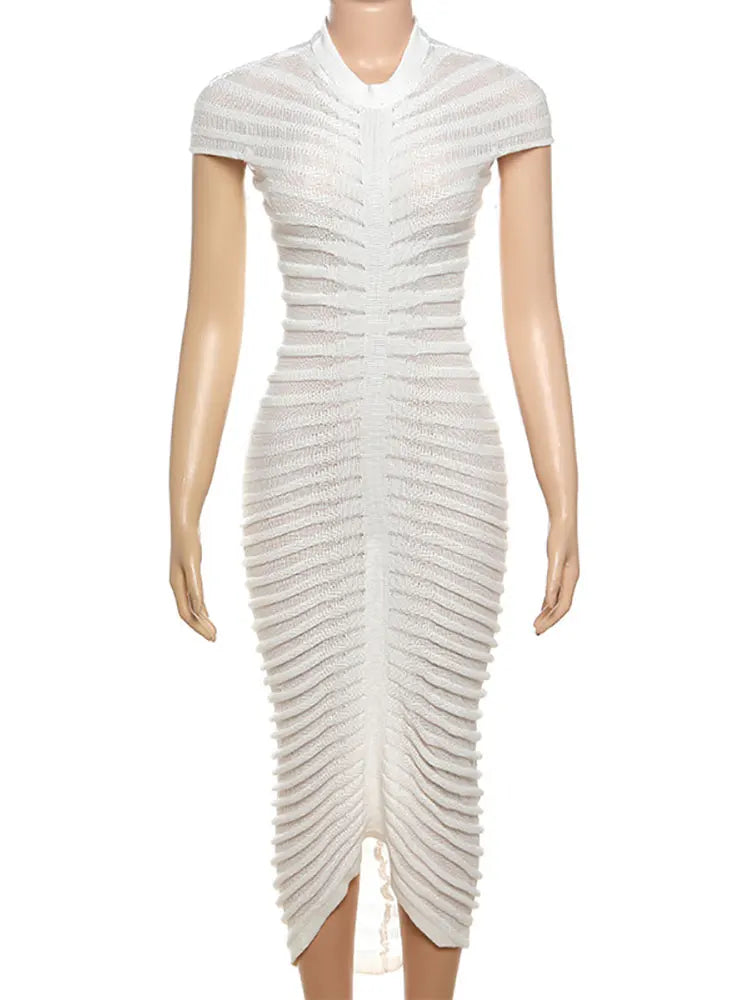Vestido midi rendado - Lauana Prado