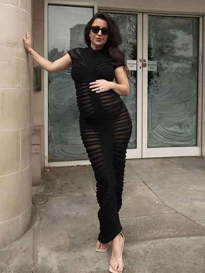 Vestido midi rendado - Lauana Prado