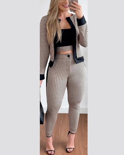 Conjunto estampado 3 peças - Executiva