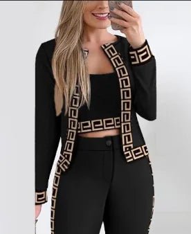 Conjunto estampado 3 peças - Executiva