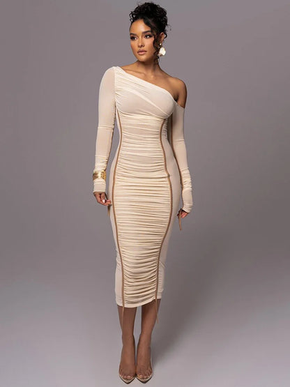 Vestido 2 em 1 midi ou curto plissado -  Egito